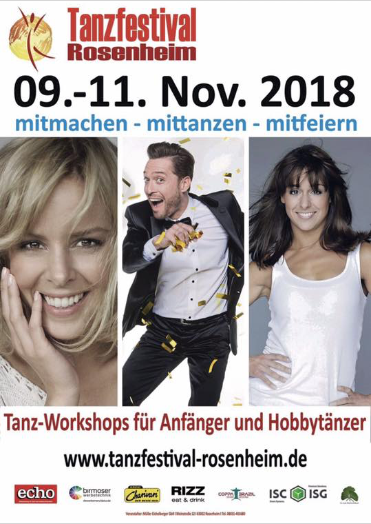 Tanzfestival Rosenheim 2018 – Tickets bei uns erhältlich!